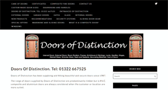 Desktop Screenshot of doors-of-distinction.co.uk