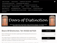 Tablet Screenshot of doors-of-distinction.co.uk